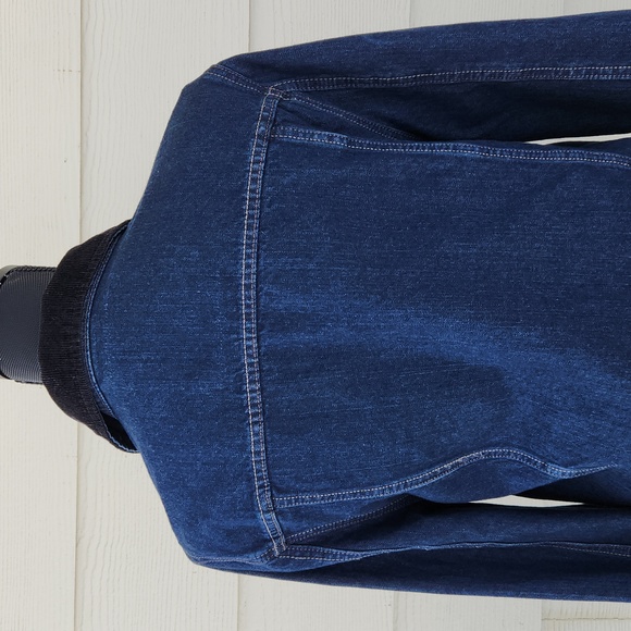 Jean Jacket AEROPOSTALE Dark Blue Wash Denim (Size S) - Picture 9 of 14